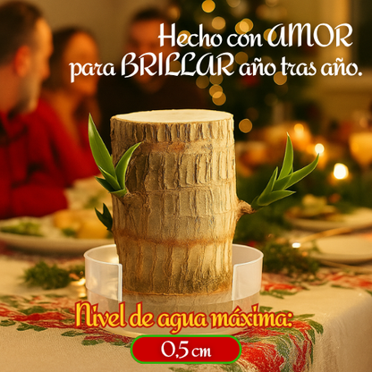 ChristmasTree: Planta de madera navideña de la suerte