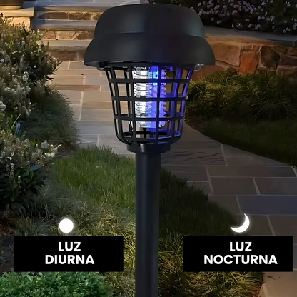 SolarKiller: Lámpara solar antimosquitos 3 en 1