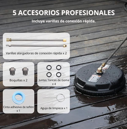 HydroJet: Limpia suelo a presión